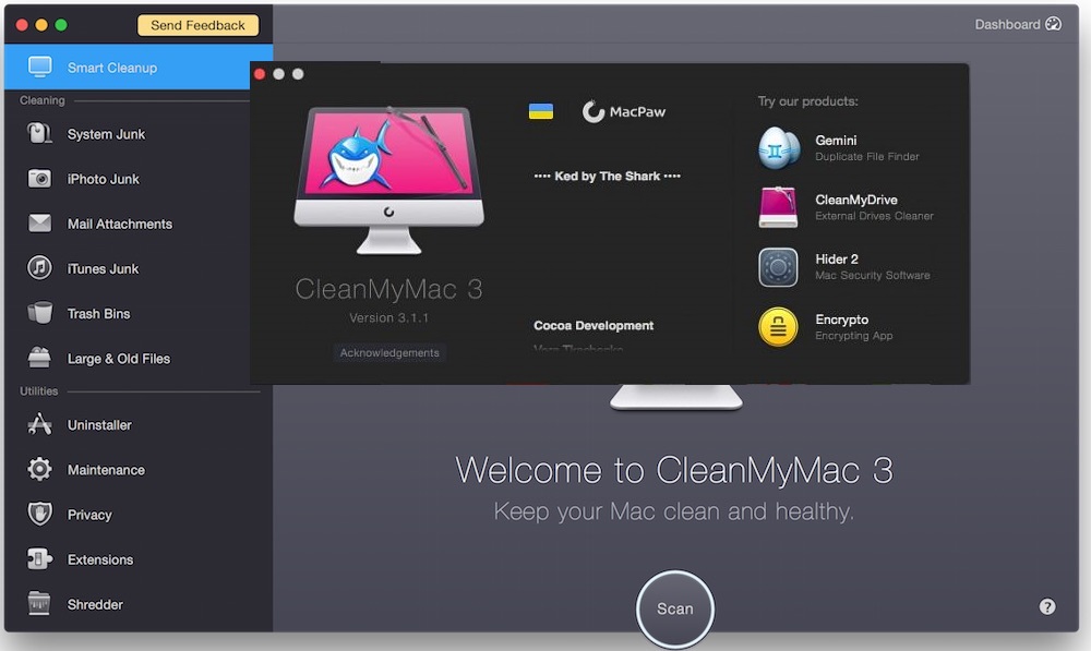 CleanMyMac X 4.2.1 TNT DMG Full Cracked